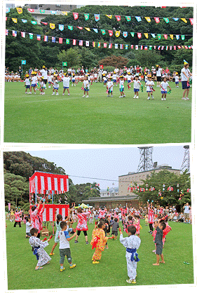 [photo]夏の夕べ、運動会